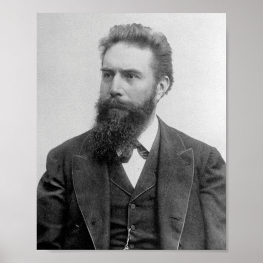 Wilhelm Rontgen Portrait Poster (Vorne)