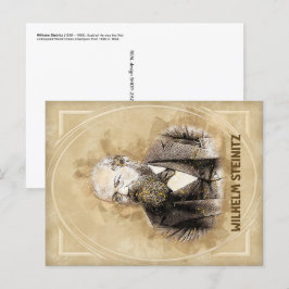 Wilhelm Steinitz, Schachspieler Postkarte