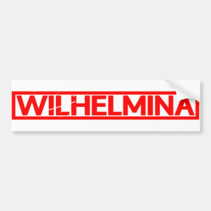 Wilhelmina-Briefmarke Autoaufkleber
