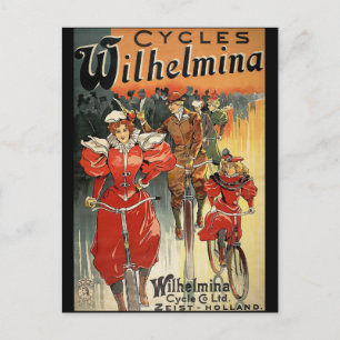 Wilhelmina Cycle & Co. Ltd. Zeist-Holland Postkarte