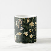 Wilhelmina Dark Daisy Floral Kaffeetasse (Mittel)