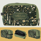 Wilhelmina Dark Daisy Floral Waschbeutel