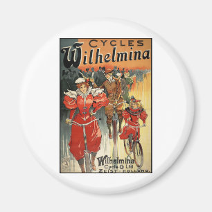 Wilhelmina Zyklus u. Co. Ltd. Zeist-Holland Magnet