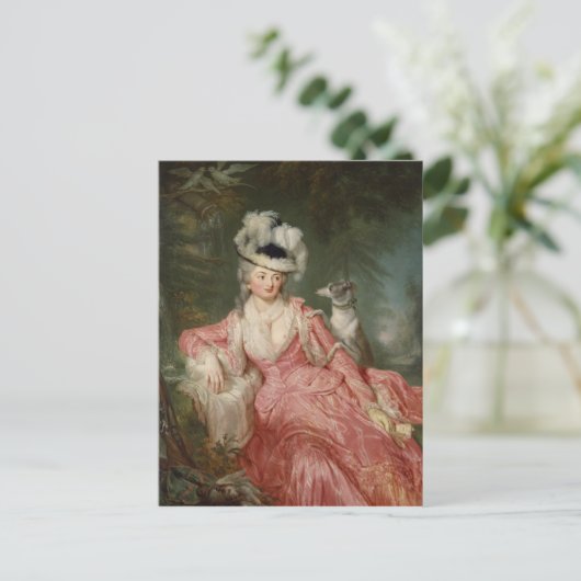 Wilhelmine Enke Postkarte (Stehend Vorderseite)