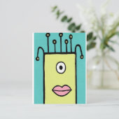 Wilhemina Postcard Postkarte (Stehend Vorderseite)