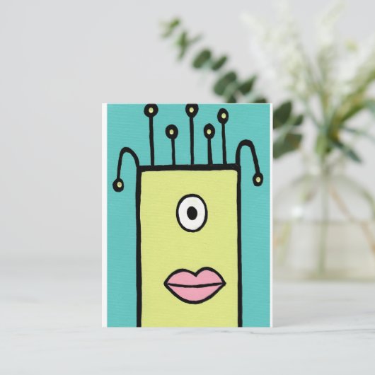 Wilhemina Postcard Postkarte (Stehend Vorderseite)