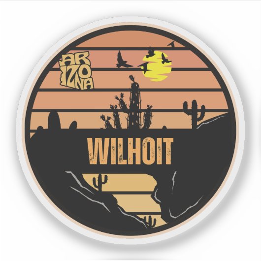 Wilhoit, Arizona Aufkleber (Vorderseite)