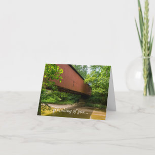 Wilkens Mill Covered Bridge Denken Sie an Ihre Kar Karte
