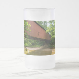 Wilkens Mill Covered Bridge Mattglas Bierglas