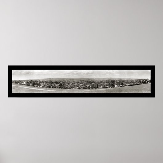 Wilkes-Barre PA Foto 1909 Poster (Vorne)