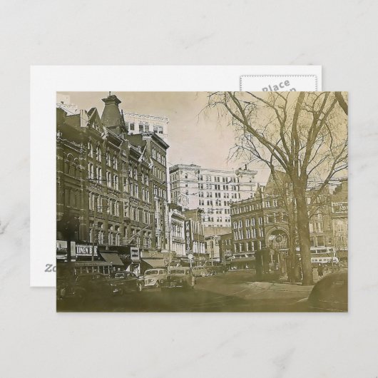 Wilkes-Barre Pa in den 1930er Jahren. Postkarte (Vorne/Hinten)