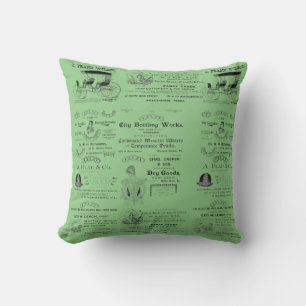 Wilkes-Barre Pennsylvania 1890er Jahre Werbung Kissen