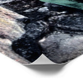 Wilkes Barre Pennsylvania Kohlebergbau im Boot Poster (Ecke)