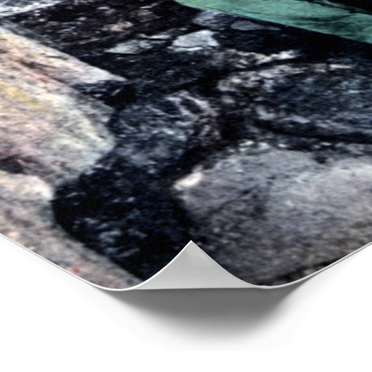 Wilkes Barre Pennsylvania Kohlebergbau im Boot Poster (Ecke)