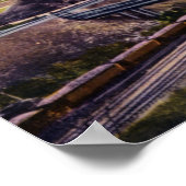 Wilkes Barre Pennsylvania Kohlebergbauregion Poster (Ecke)