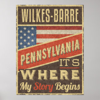 Wilkes-Barre Pennsylvania Poster