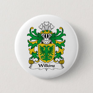 Wilkins Familienwappen Button