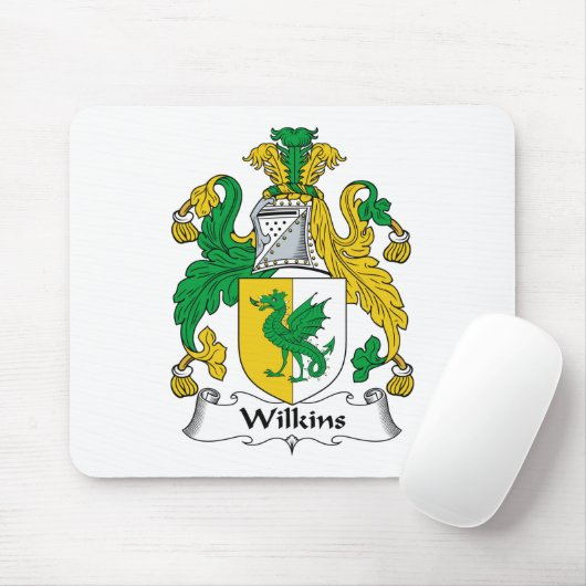 Wilkins Familienwappen Mousepad (Mit Mouse)
