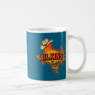 Wilkins Texas Vintage-Cowboyhut Wüstenkaktus Sonne Kaffeetasse