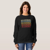 Wilkinsburg Pennsylvania Wilkinsburg PA Retro Vint Sweatshirt (Vorne ganz)