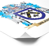 Wilkinson-Wappen - Familienwappen Fotodruck (Ecke)