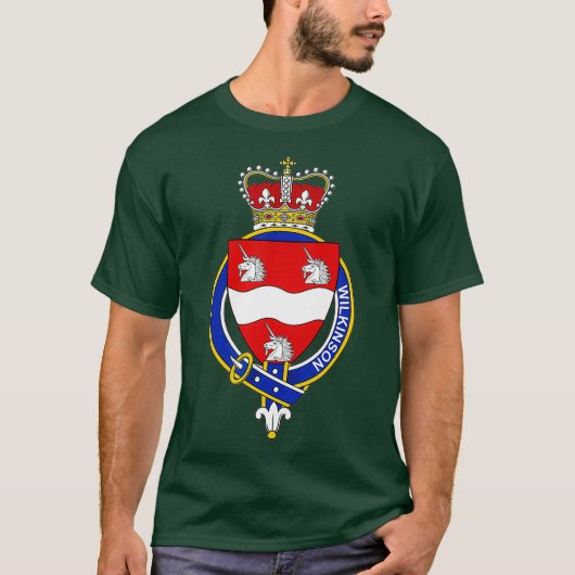 Wilkinson-Wappen - Familienwappen T - Shirt (Vorderseite)
