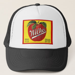 Wilko Marken-Apfel-Vintager Aufkleber Truckerkappe