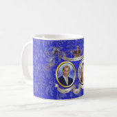 Wilkommen und Feiern Hochzeit Memorbilia Tasse (Vorderseite Links)