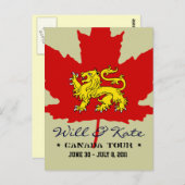 Will and Kate CANADA Tour Postcard Postkarte (Vorne/Hinten)