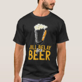 Will Belay für Bier Bouldering Mountain Rock Climb T-Shirt (Vorderseite)