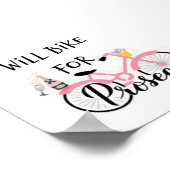 WILL BIKE for PROSECCO POSTER (Ecke)