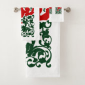 Will Bradley Heraldic Lion Badhandtuch Set (Insitu)