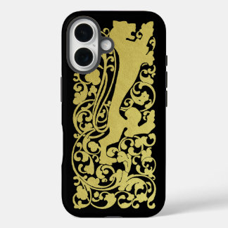 Will Bradley Heraldic Lion iPhone 16 Hülle