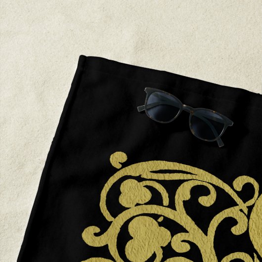 Will Bradley Heraldic Lion Strandtuch (Beispiel)