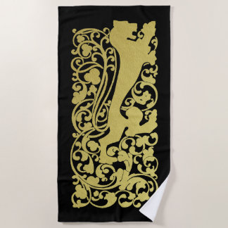 Will Bradley Heraldic Lion Strandtuch