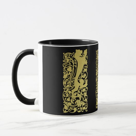 Will Bradley Heraldic Lion Tasse (Links)
