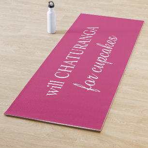 Will Chaturanga für Cupcakes Yoga Mat Yogamatte