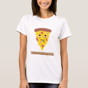 Will Code für Pizza Stem Game T-Shirt