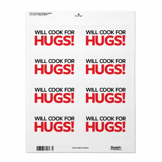 Will Cook für Hugs (Vorne)