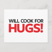 Will Cook für Hugs Postkarte (Vorderseite)