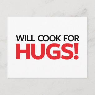 Will Cook für Hugs Postkarte