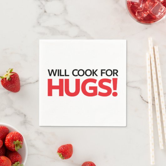 Will Cook für Hugs Serviette (Beispiel)