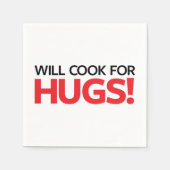 Will Cook für Hugs Serviette (Vorderseite)