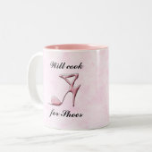 Will Cook für Schuhe Zweifarbige Tasse (Vorderseite Links)