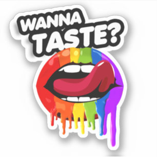 WILL DEN REGENBOGEN KOSTEN AUFKLEBER