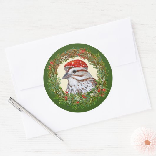 Will der Spermienaufkleber Runder Aufkleber (Umschlag)