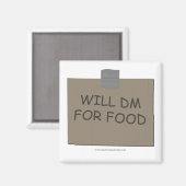 Will DM für Lebensmittel Magnet (Vorderseite/Rückseite)