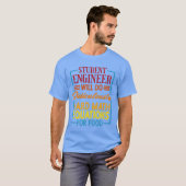 Will Do Ridiculously Hard Math Equations For Food1 T-Shirt (Vorne ganz)
