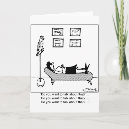 Will du, darüber zu reden? karte (Vorderseite)