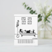 Will du, darüber zu reden? postkarte (Stehend Vorderseite)